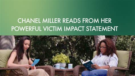 chanel victim impact statement|chanel miller victim impact.